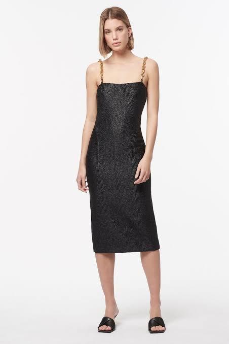 Manning Cartell Neo Midi Dress Black Size 8 photo 3