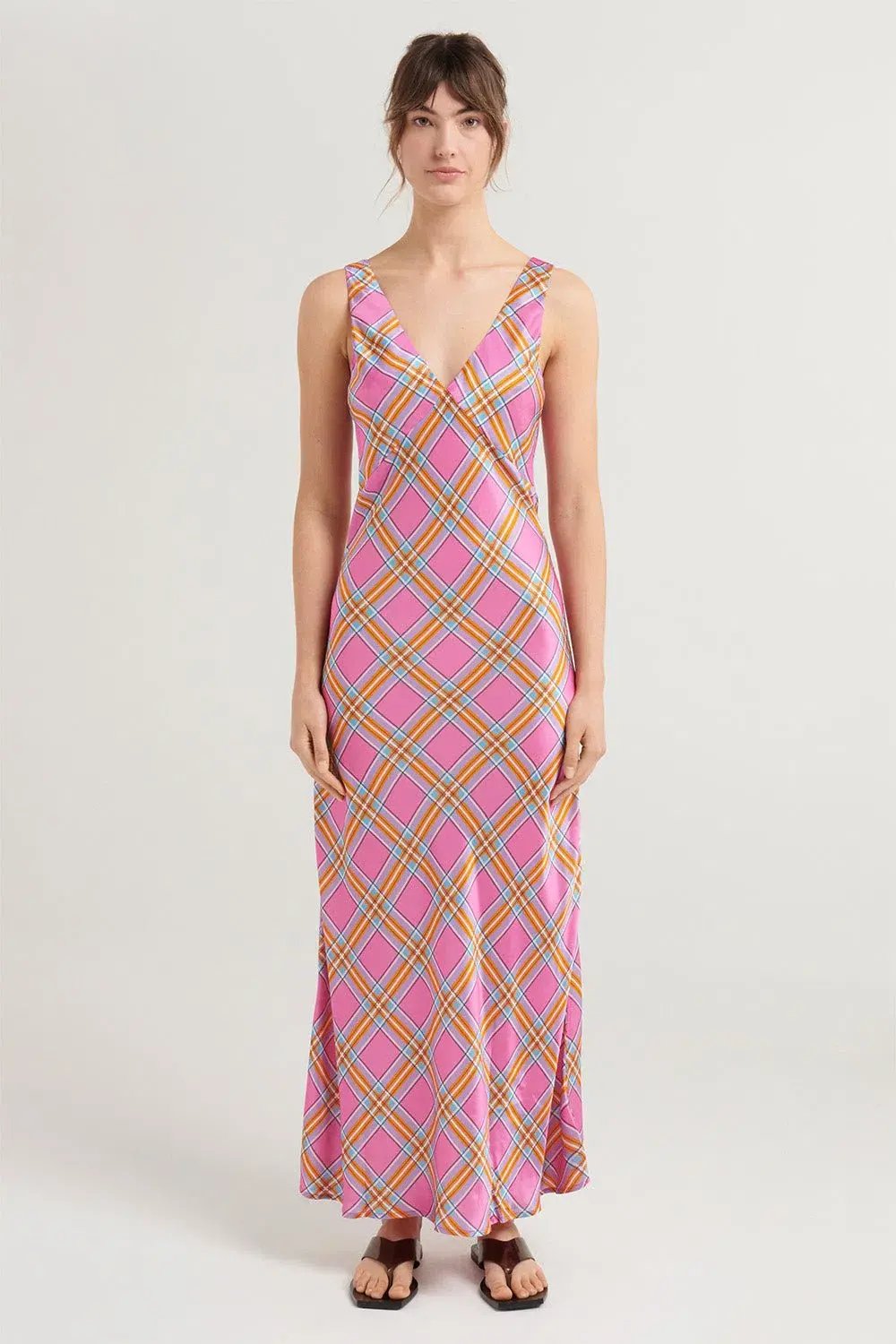 Steele Eadie Dress Pink/Print Size M /Au 12 photo 2