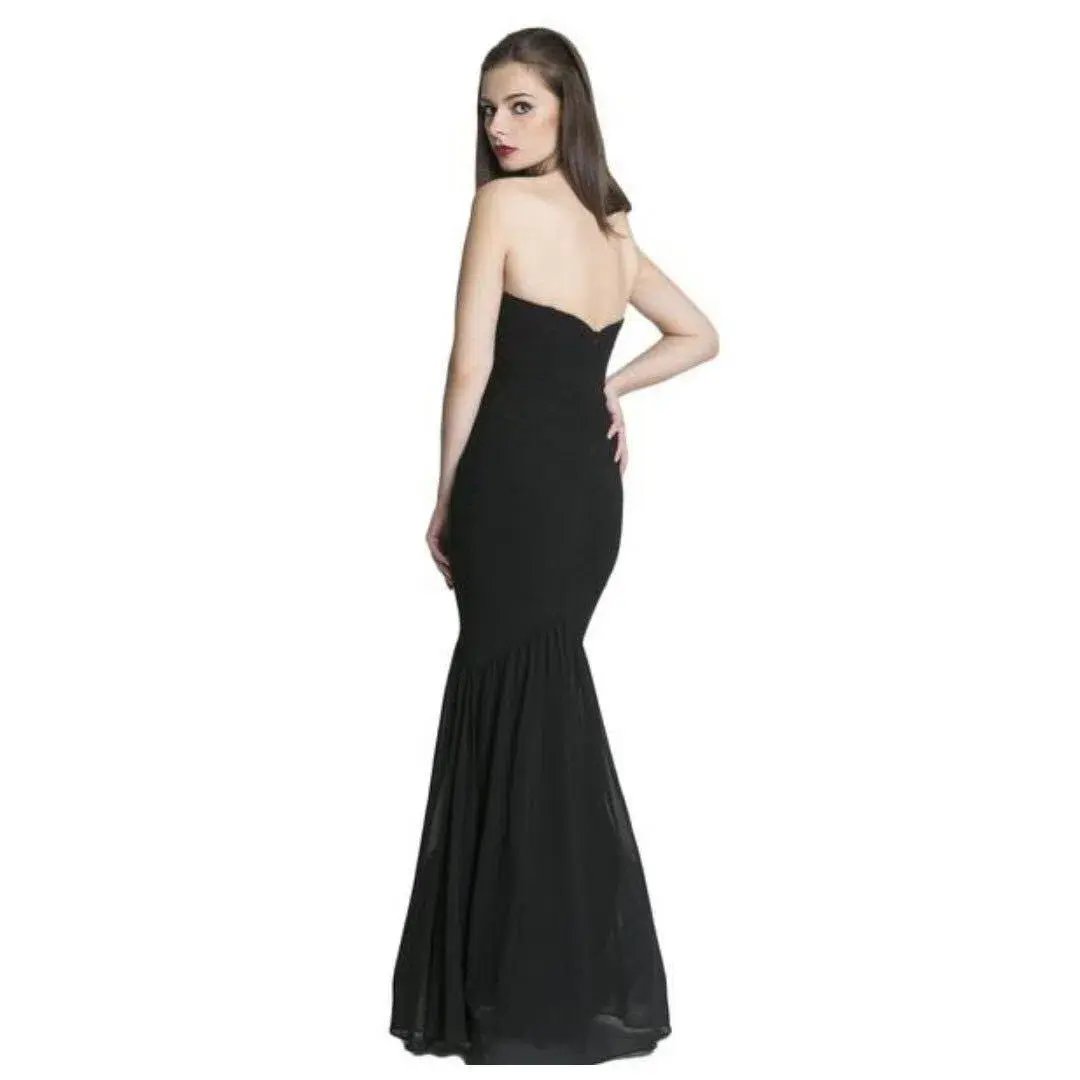 Sheike Elite Maxi Dress Black Size 6 photo 2