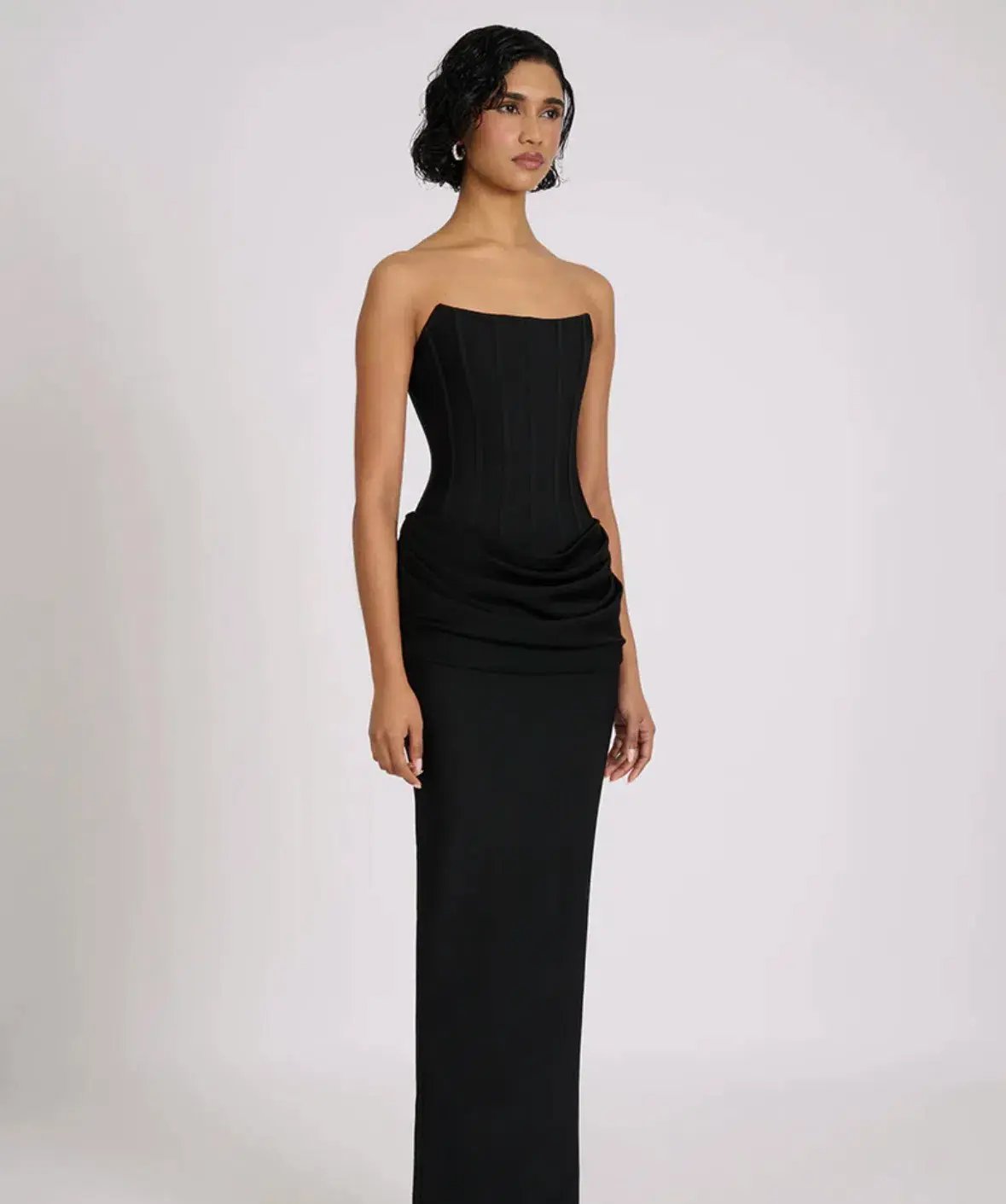 Eliya The Label Hilda Gown in Black Size XS/ AU6 photo 2