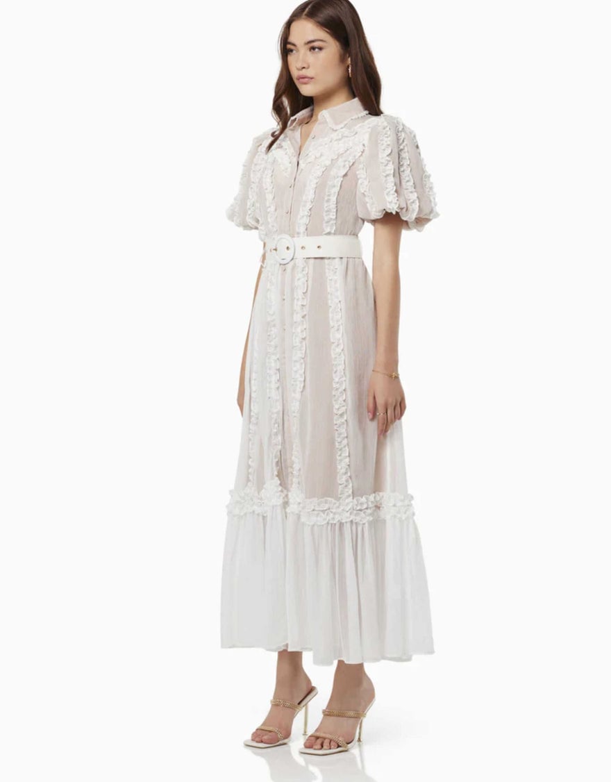 Elliatt Luxury Dress, Ivory photo 4