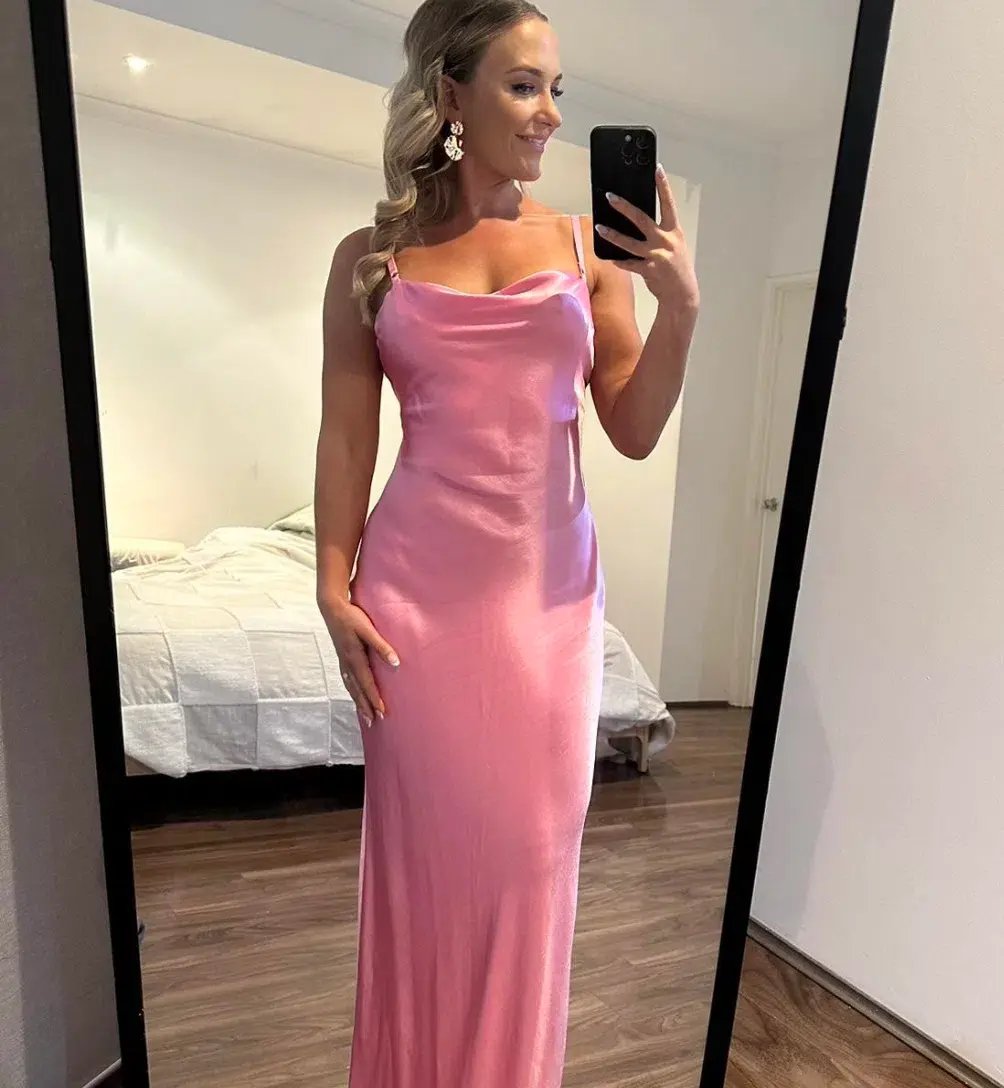 Bec & Bridge Mali Maxi Dress in Candy Pink Size 8 photo 5