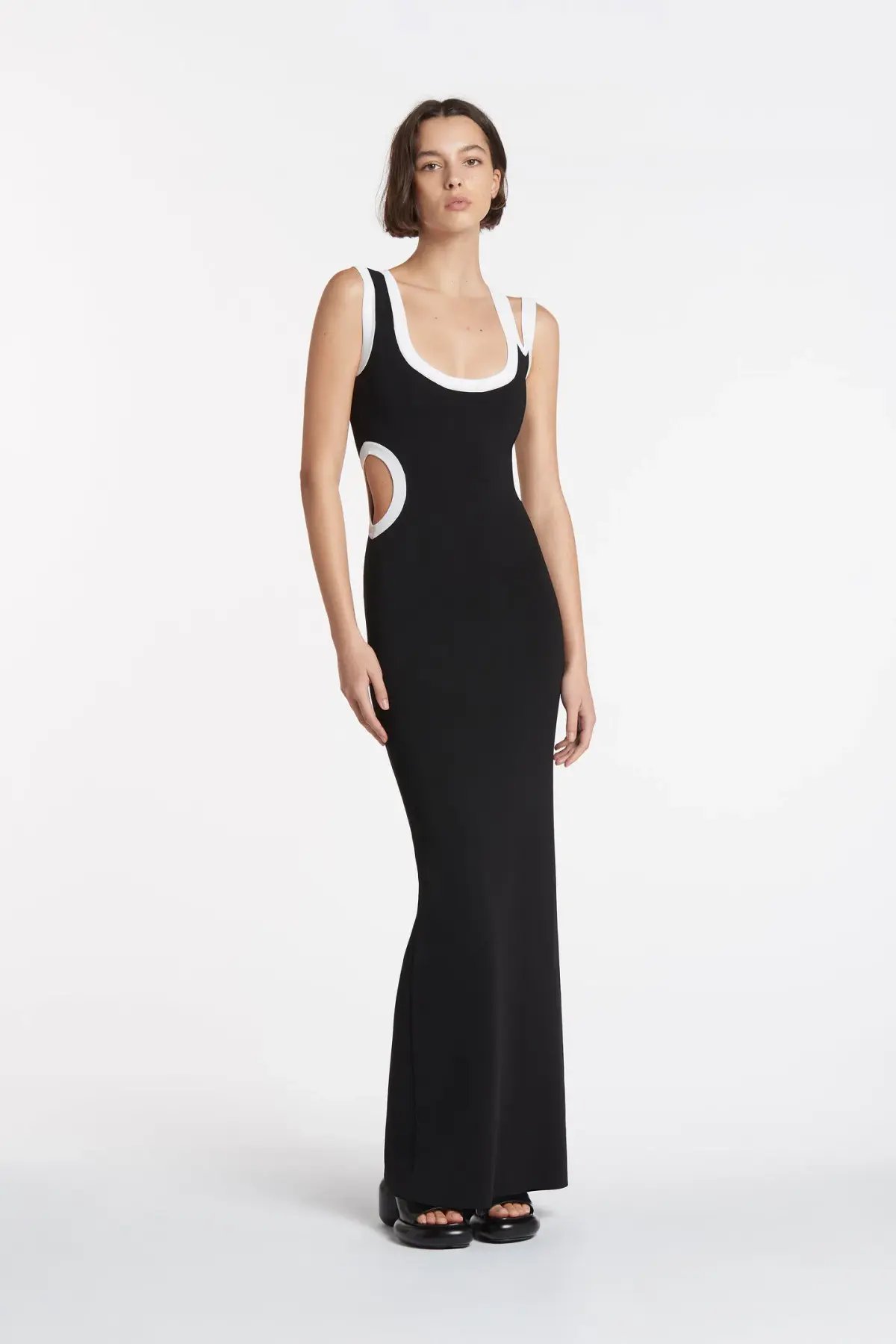 Sir the Label Evalina Cut Out Dress Black Size 0 / Au 6 photo 5
