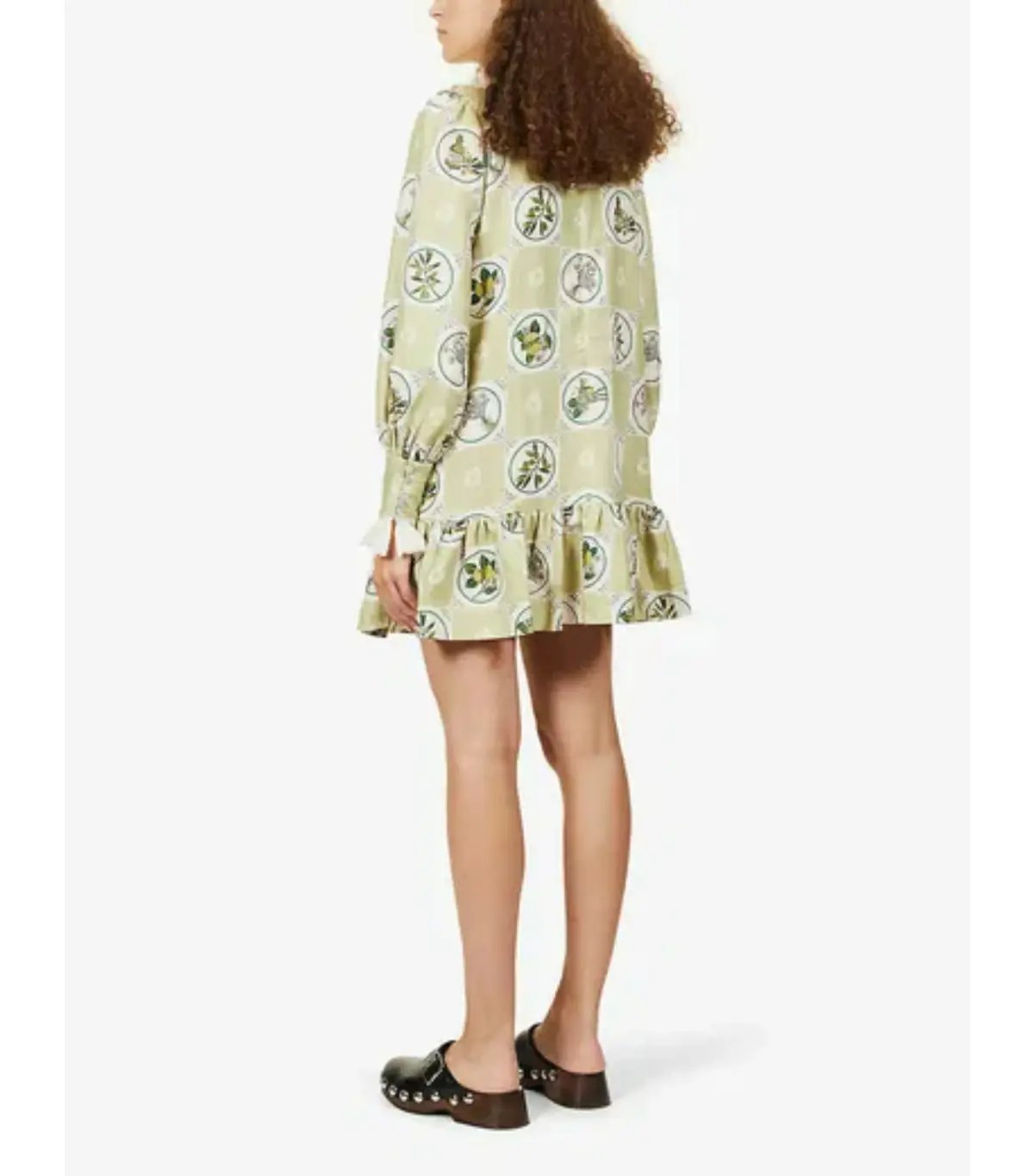 Alémais Sofia Mini Dress in Olive Size AU 14 photo 4