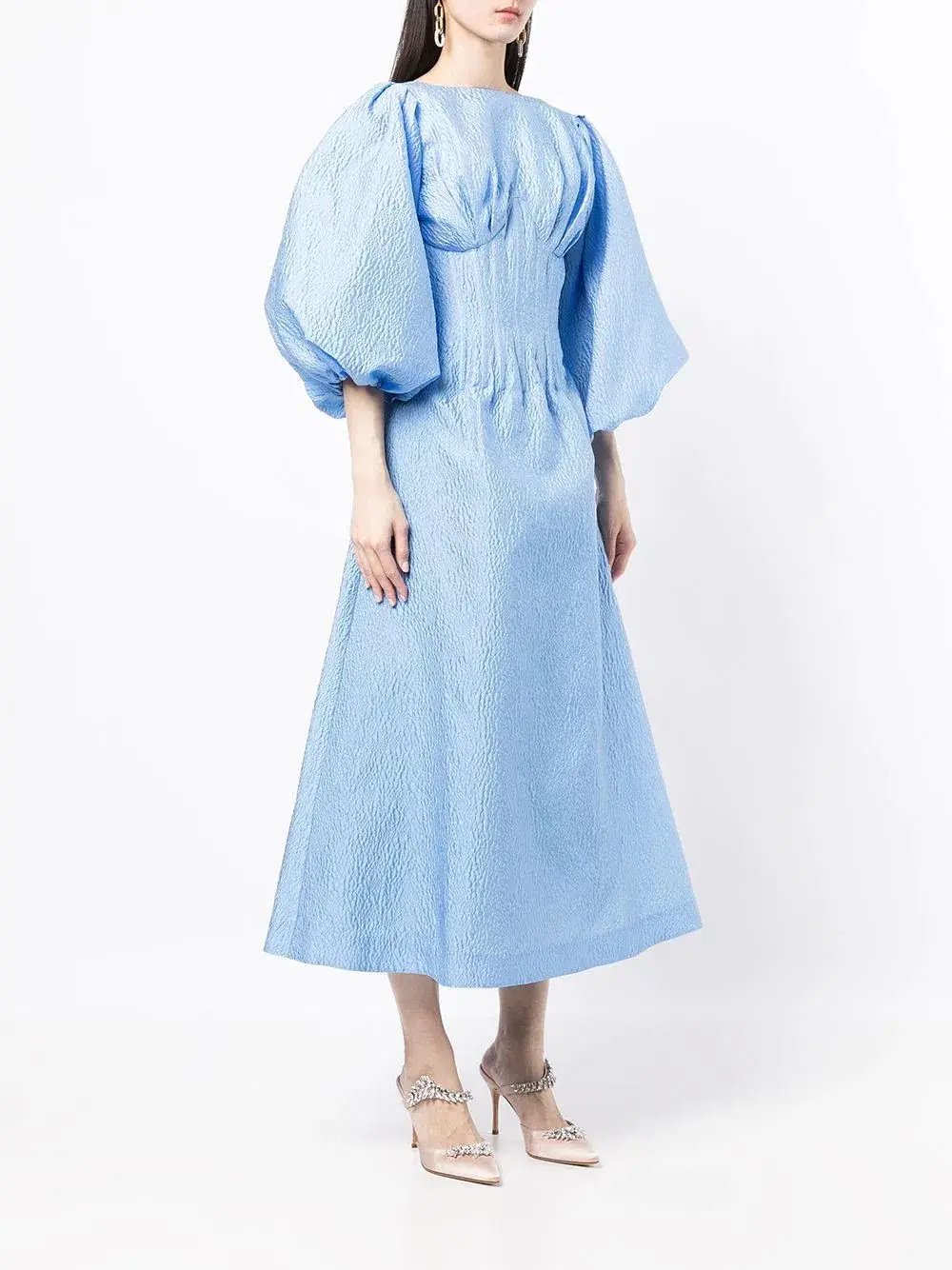 Rachel Gilbert Emiko Dress Blue Size 4/AU14 photo 2