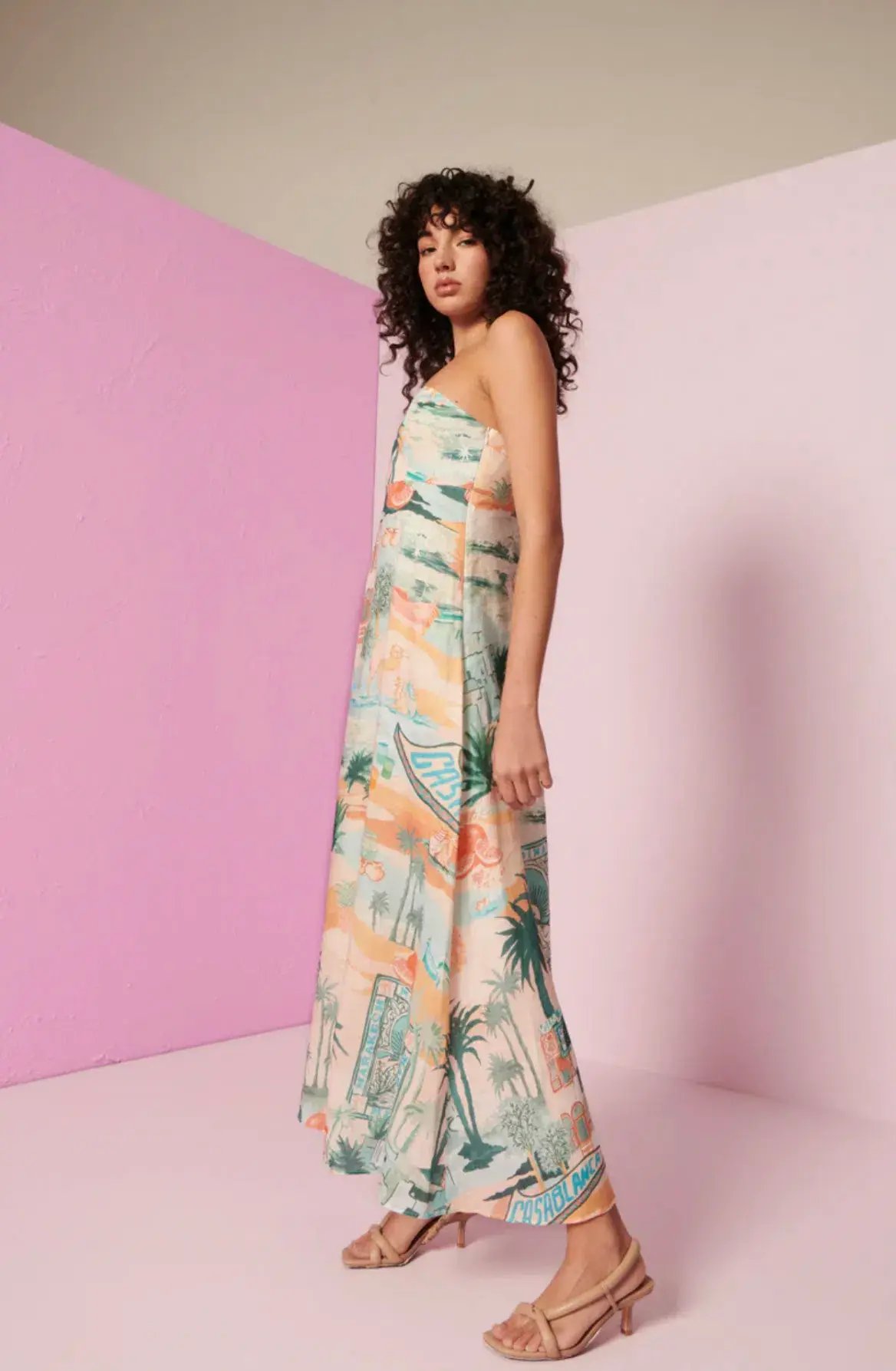 Kate Ford Palo Verde Braid Shoulder Dress Sierra Size 2/AU 10 photo 2