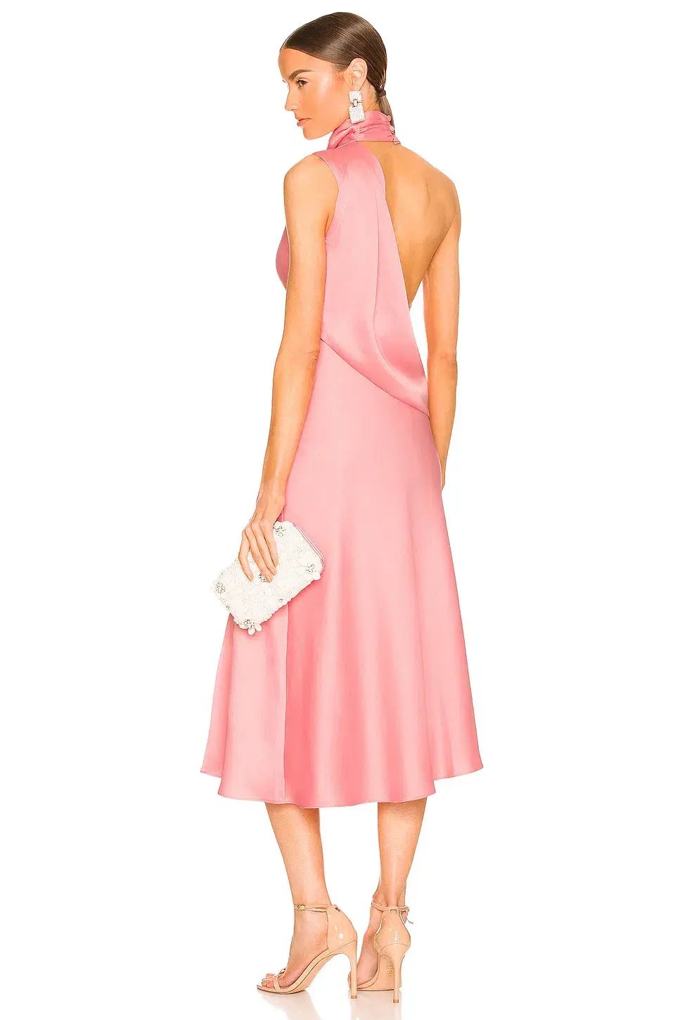 MISHA Robia Midi Dress Pink Size 6/XS photo 7
