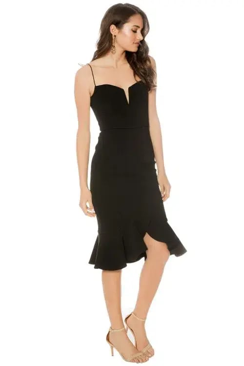 Nicholas the Label Bandage Flip Hem Bra Dress Black Size 6 photo 2
