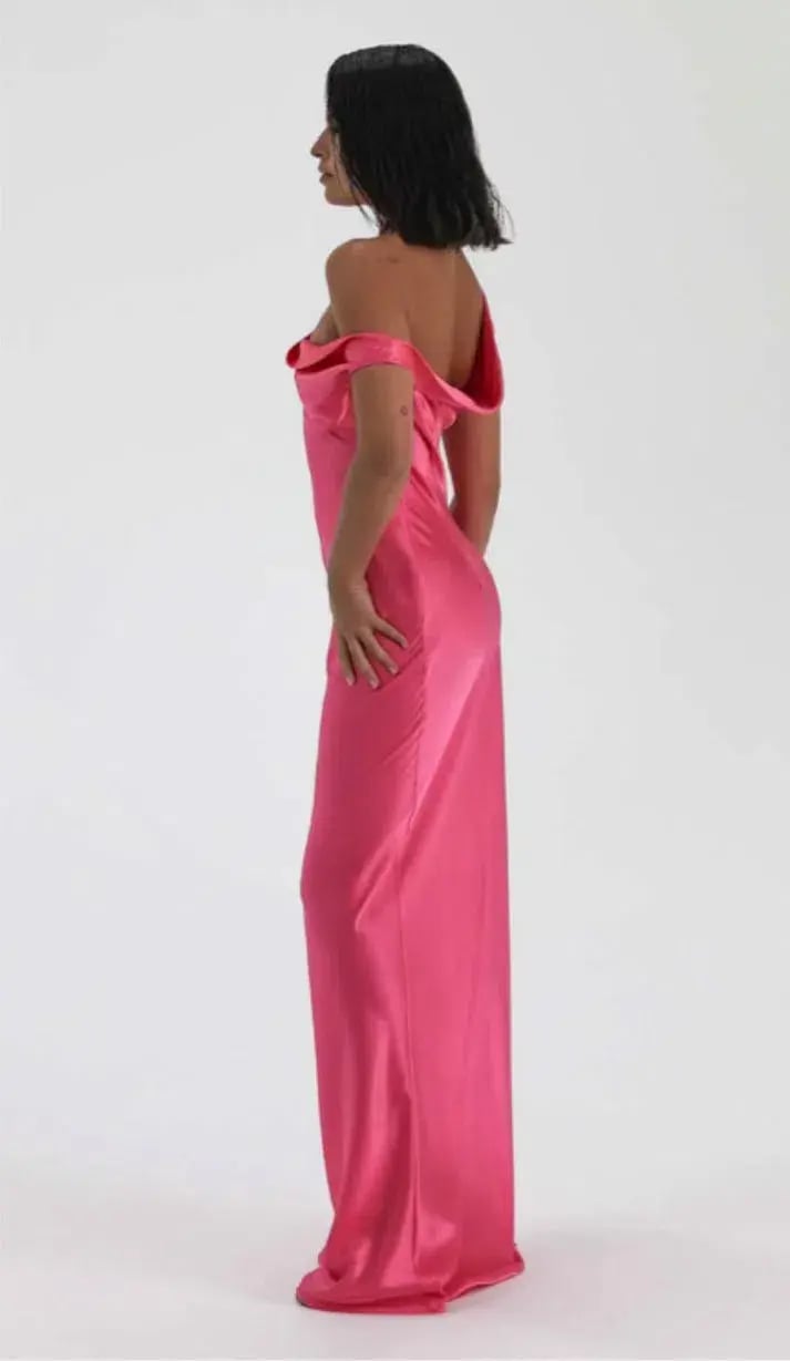 Natalie Rolt Monika Gown Maxi Pink Size AU 6 photo 2