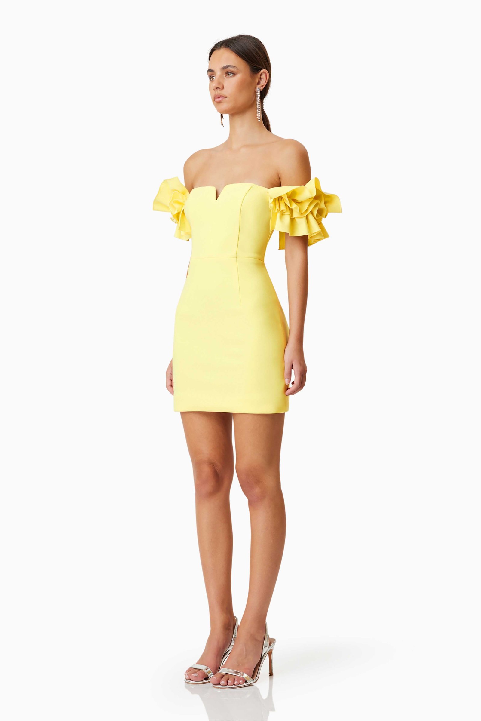 ELLIATT NOLA MINI DRESS - YELLOW photo 3