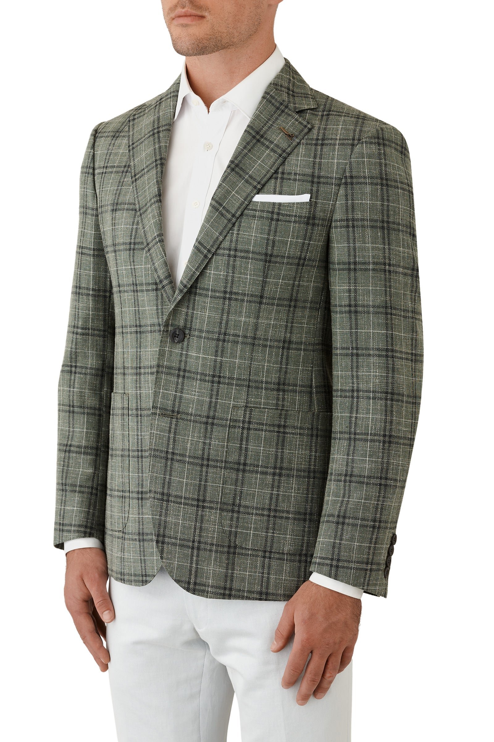 Joe Black Green Frazer Check Jacket photo 4
