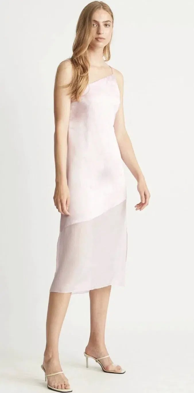 Ginia Luna Midi Dress Pink Size XS / Au 6 photo 4