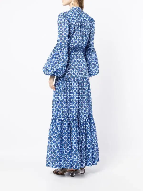 Rebecca Vallance Santorini Kaftan Print Size 8 photo 3