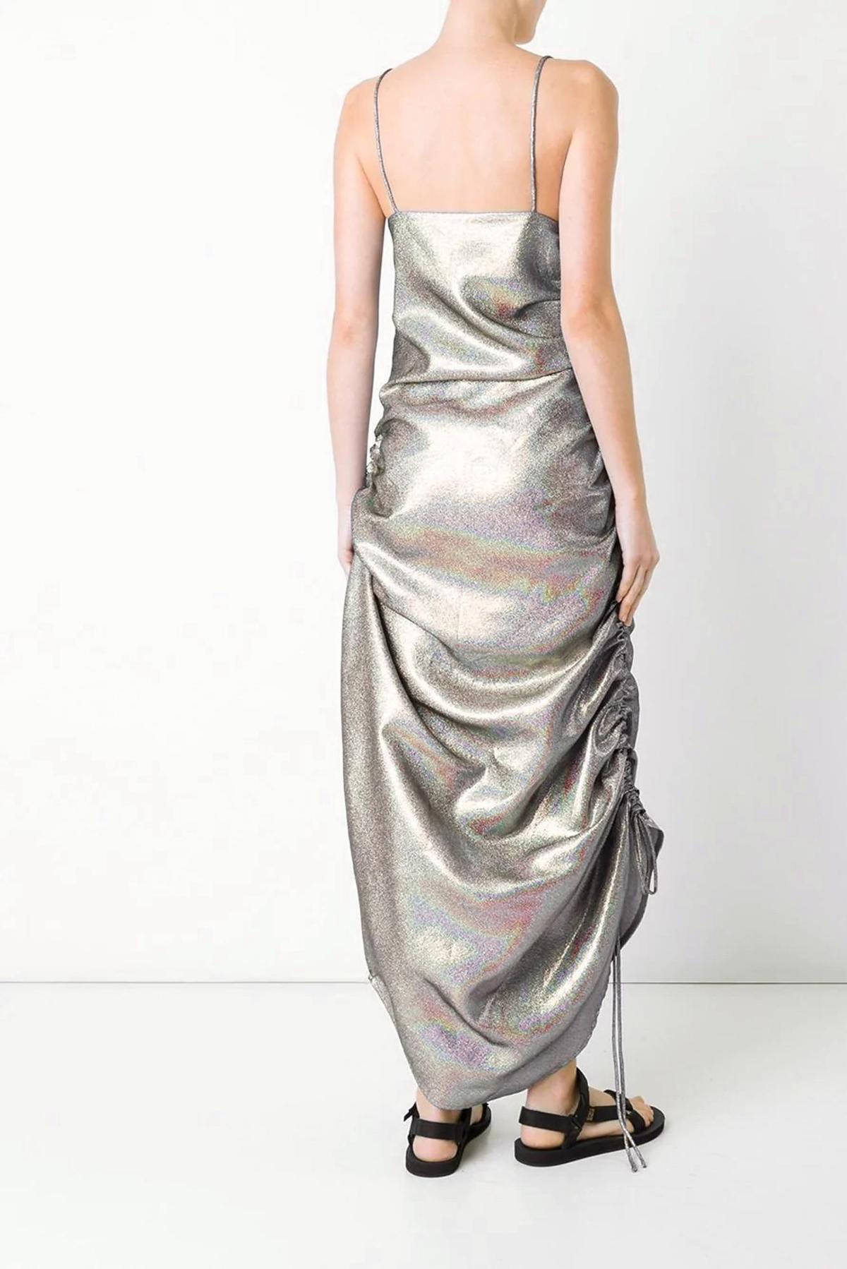 Georgia Alice Blazing Cami Dress Silver Size 8 photo 2