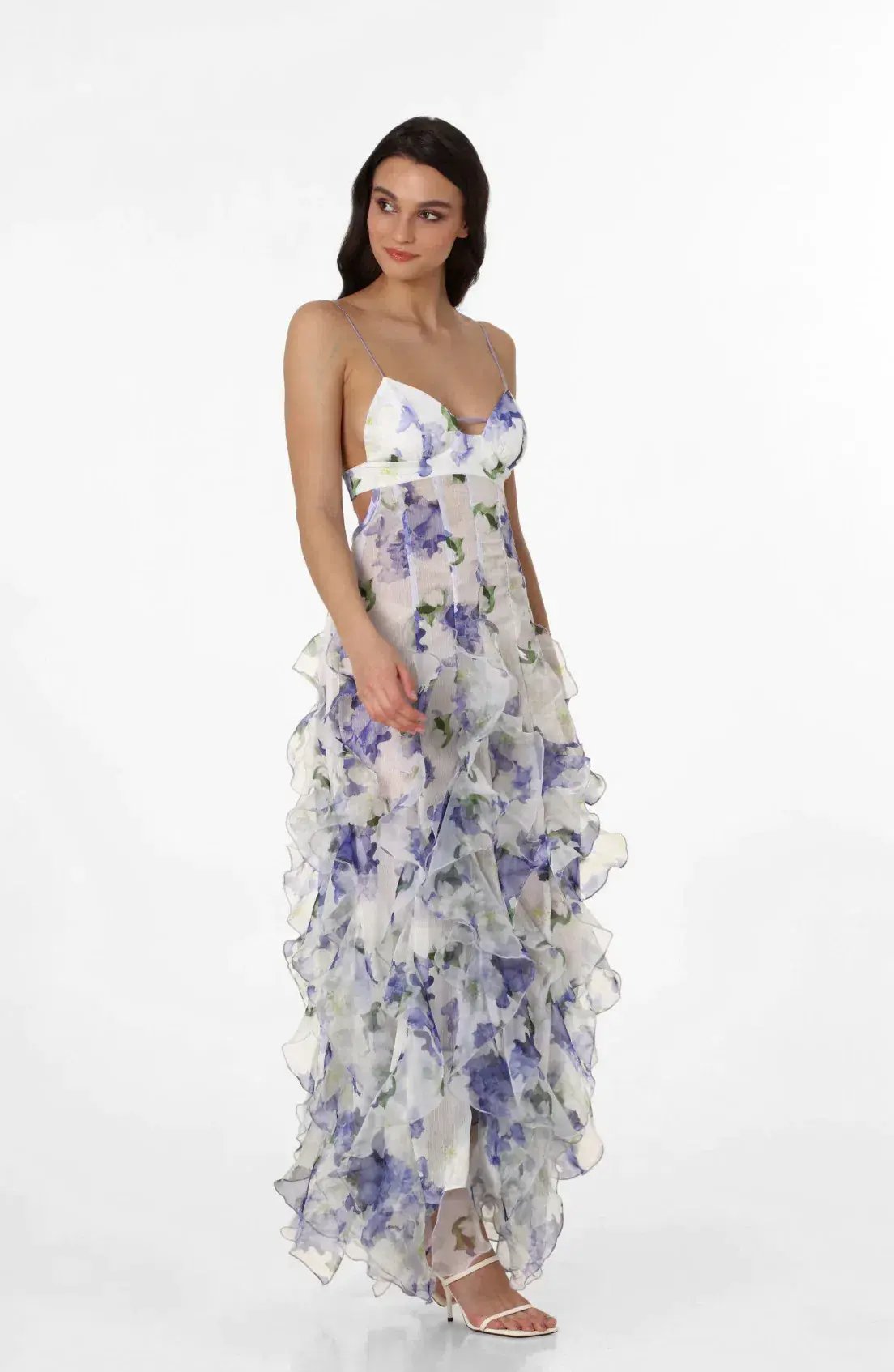 Menti Iris Flower Maxi Dress Floral Size XS / 6 photo 5