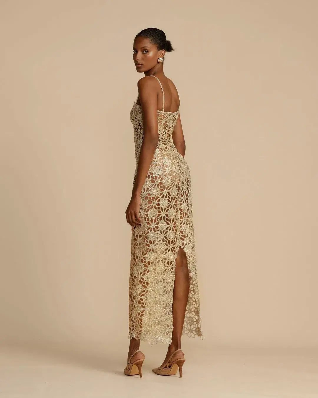Arcina Ori Kendra Dress Gold Size S / AU 8 photo 3