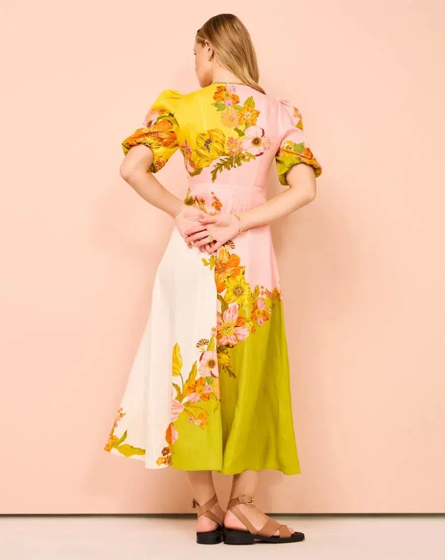 Alemais Silas Midi Dress Size 12 photo 4