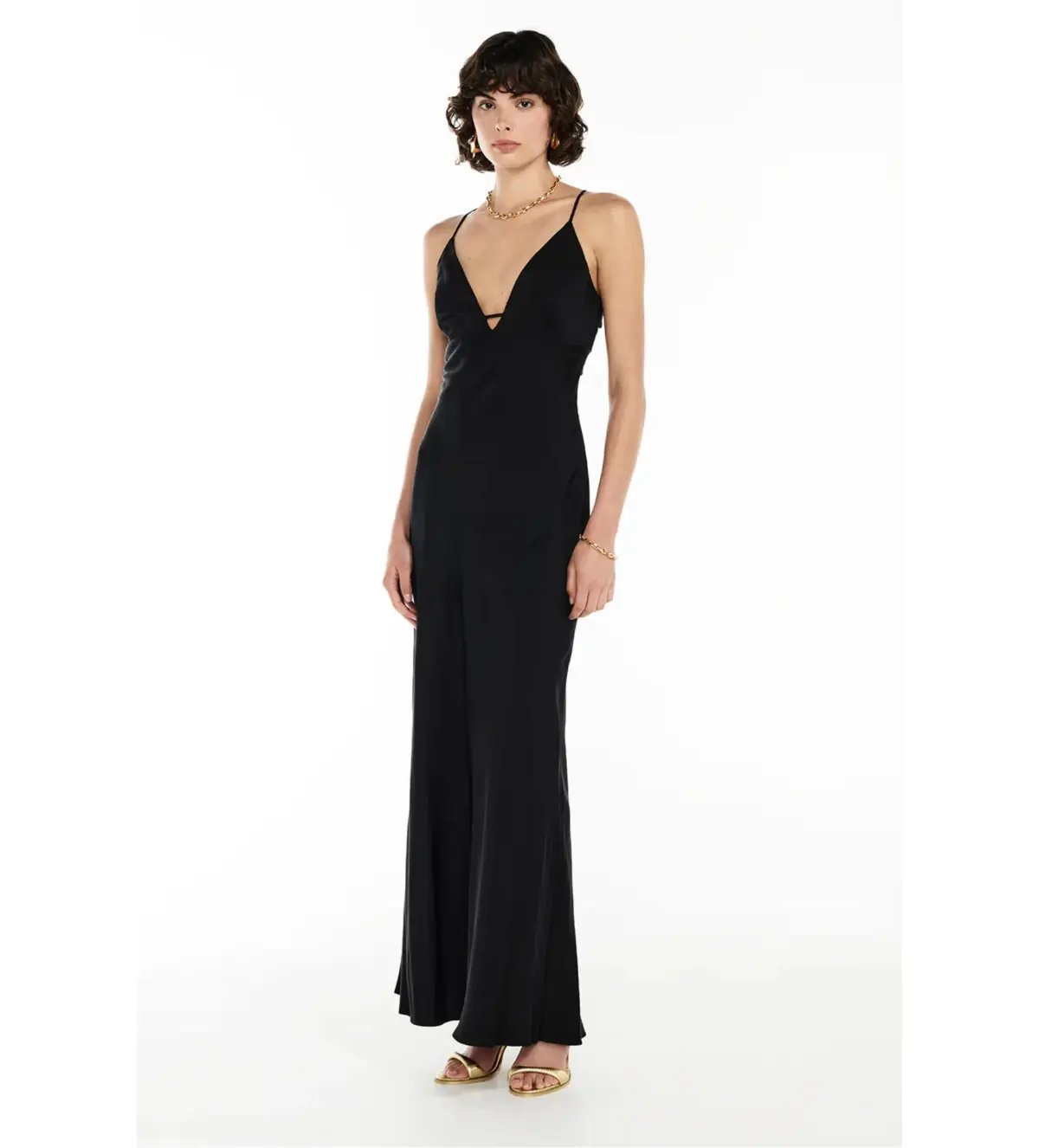 Manning Cartell Time to Shine Slip Dress in Black Size XXS / AU 4 photo 2