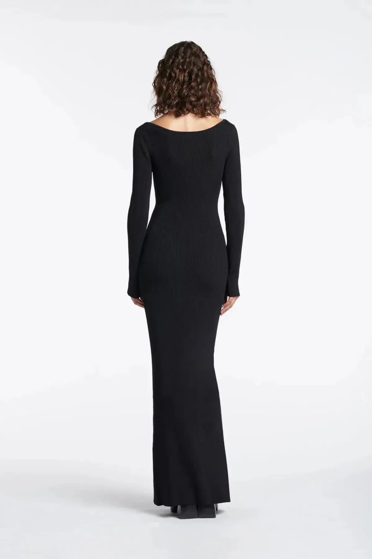 Sir the Label Petit Palace Midi Dress Black Size 8 photo 3