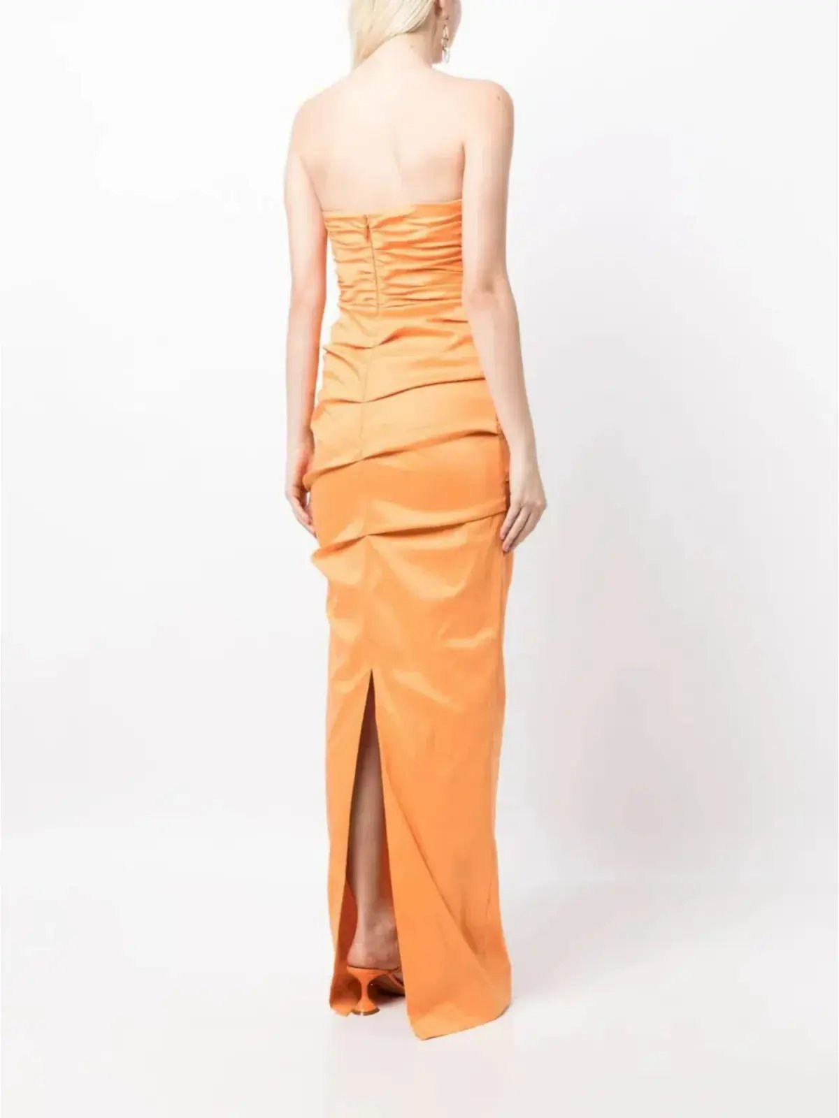 Rachel Gilbert Cheri Maxi Gown Orange Size AU 12 photo 2