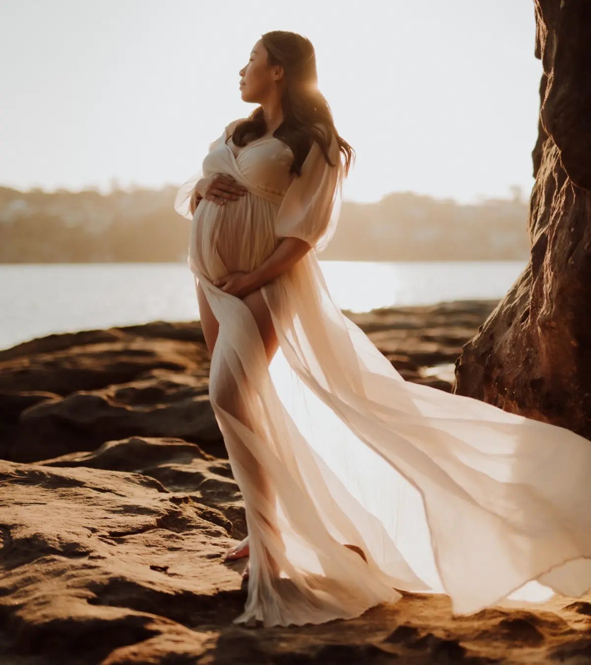 Co & Ry Illoura Gown Cream One Size photo 2