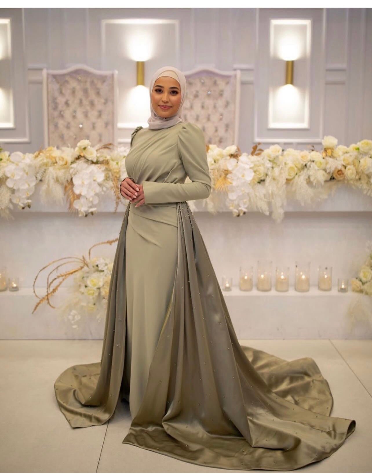 SAGE GOWN BY MISS SARYTA SAGE photo 2