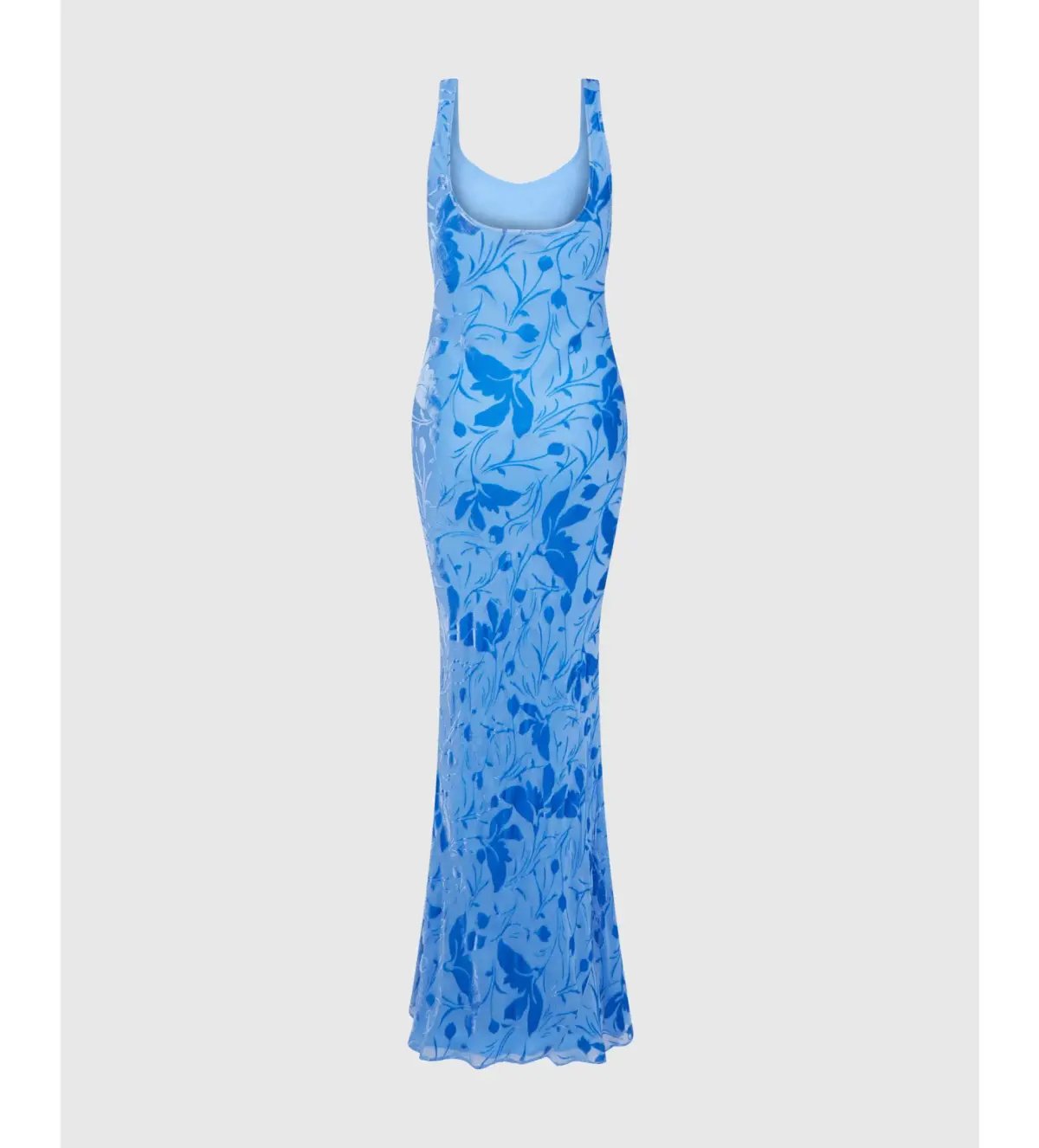 Rat & Boa Inez Maxi Dress Blue Print Size L/AU 12 photo 7