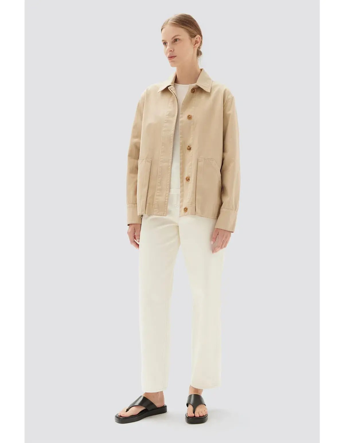 Assembly Label Madison Jacket Light Khaki Size AU 10 photo 2