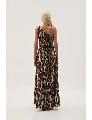 Aje Studio Daze One Shoulder Maxi Dress Animal Print Size 8 photo 4