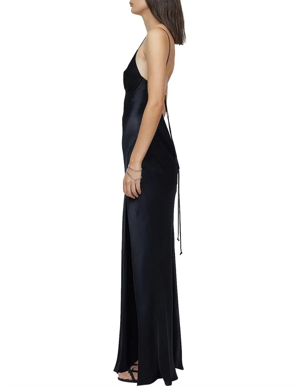 Bec & Bridge Ren Split Maxi Dress Black Size 6 photo 3