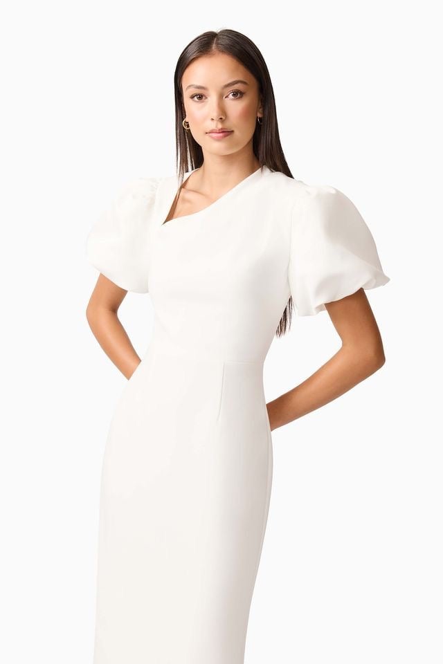 Elliatt Hester Midi Dress - Ivory photo 3