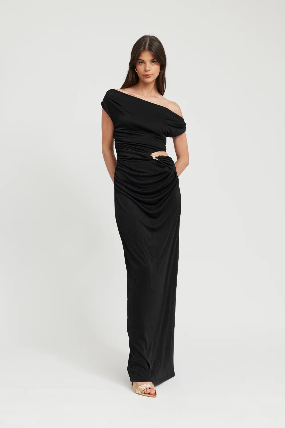 TOJHÀ KAIA DRESS - BLACK photo 3