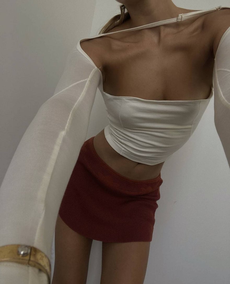 Tankair Studio Lotus Mini Skirt in Tamarind photo 3