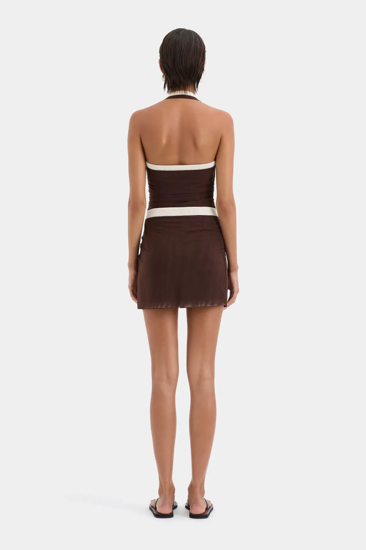 Sir the Label Jacques Mini Dress in Chocolate Size 0 (AU 6) photo 2
