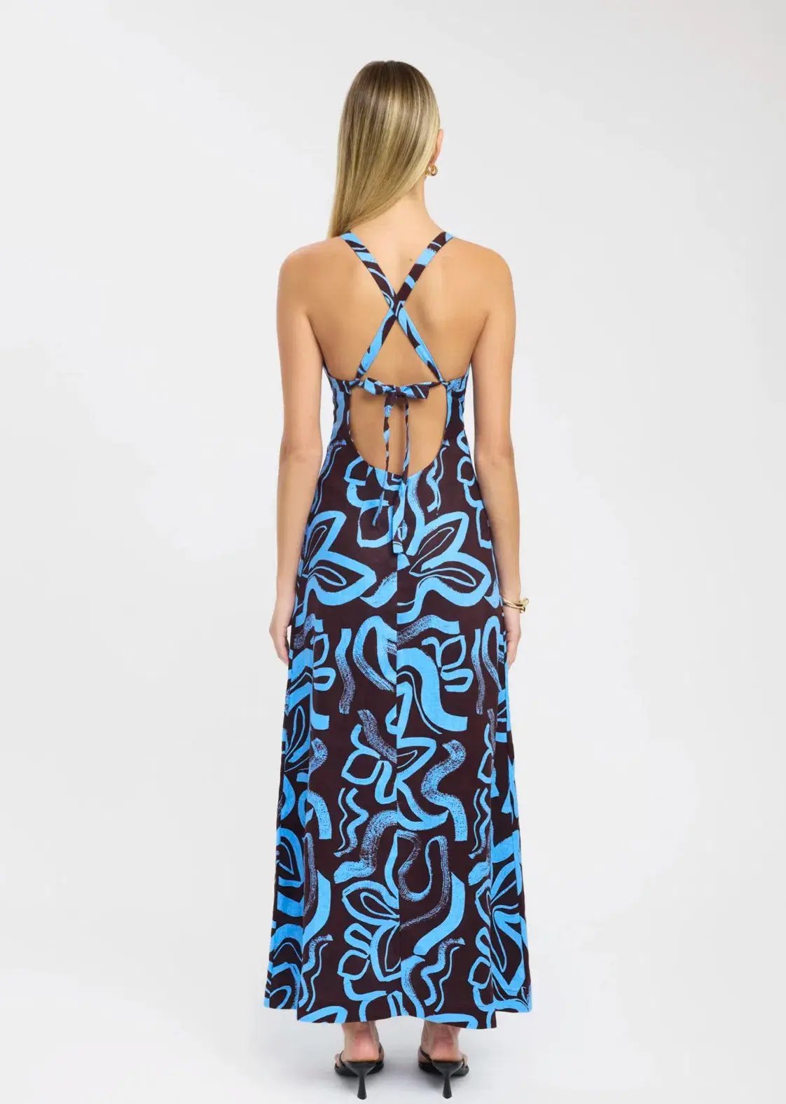 Kookai Soley Vee Maxi Dress Size AU 8 photo 2