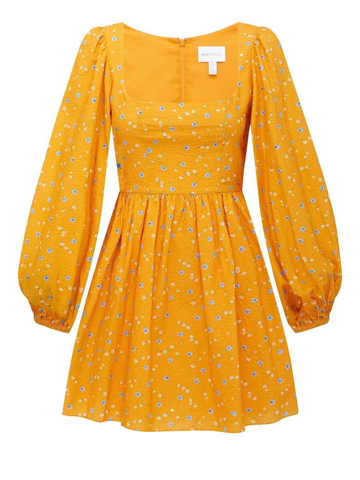 Alice McCall Limonata Mini Dress Apricot Size 6 photo 4