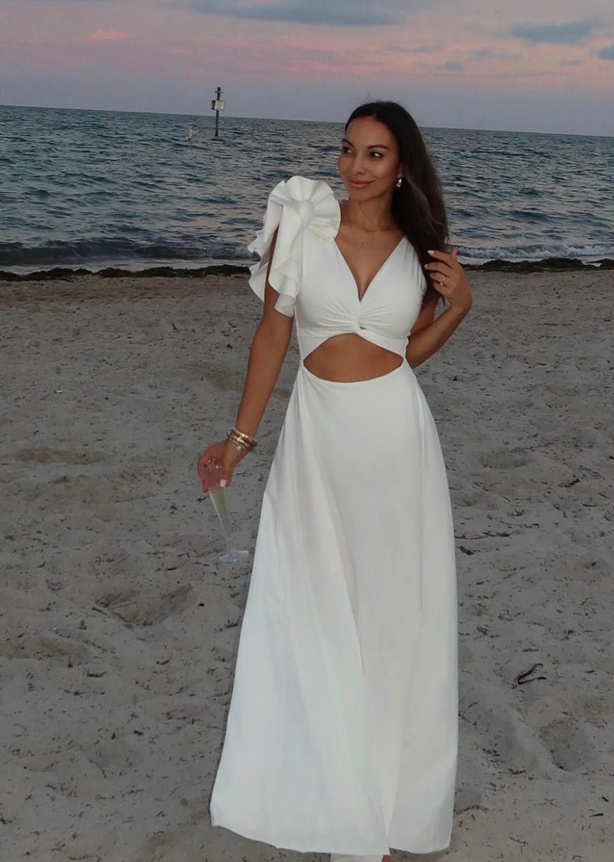 Maygel Coronel Blanca Ruffle Dress photo 5