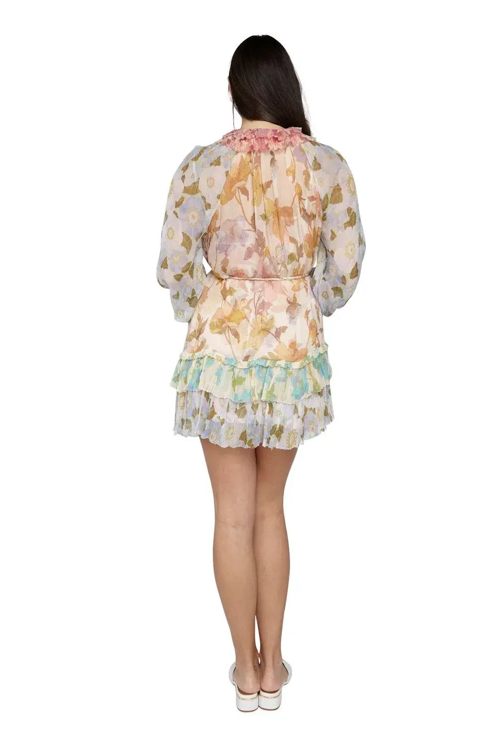 Zimmermann Tempo Frilled Mini Dress Spliced Size 2 / Au 12 photo 2