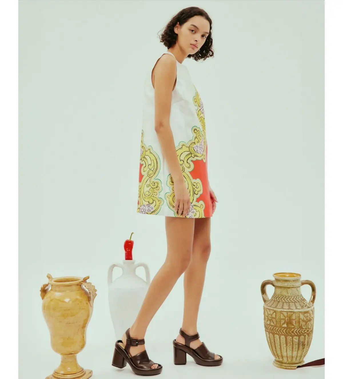 Alemais Sierra Mini Dress Print Size AU 8 photo 3
