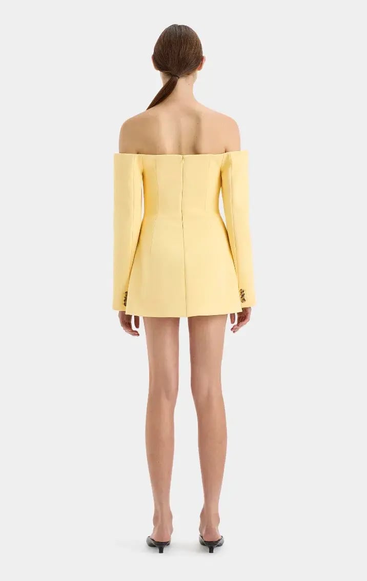 Sir the Label Sandrine Tailored Mini in Limone Size 8 photo 4