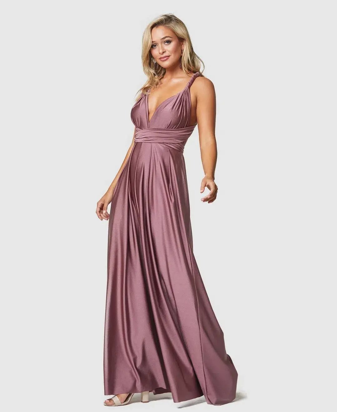 Tania Olsen Petra Formal Jumpsuit Tea Rose Size 8 photo 4
