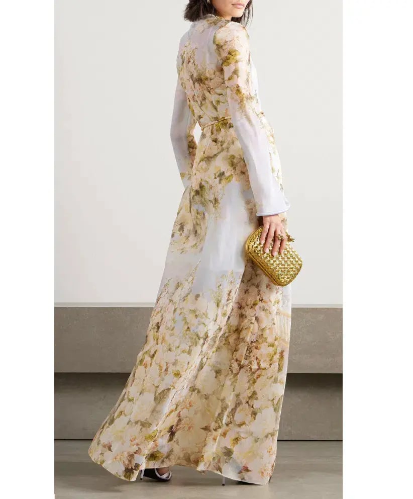 Zimmermann Luminosity Bias Silk Dress - Size 0P / AU 6 photo 2