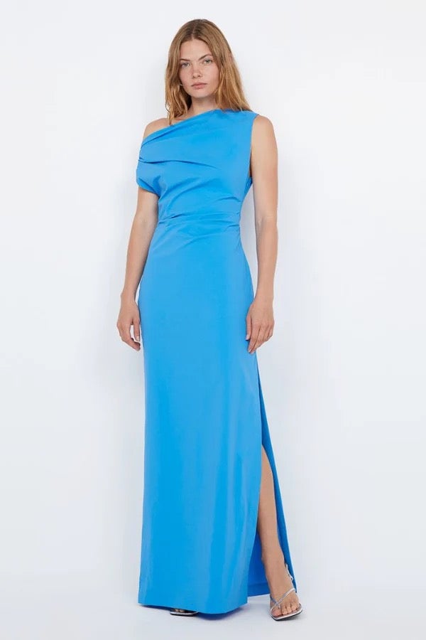 Bec & Bridge Angelina Asym Maxi Dress - Mid Blue photo 4
