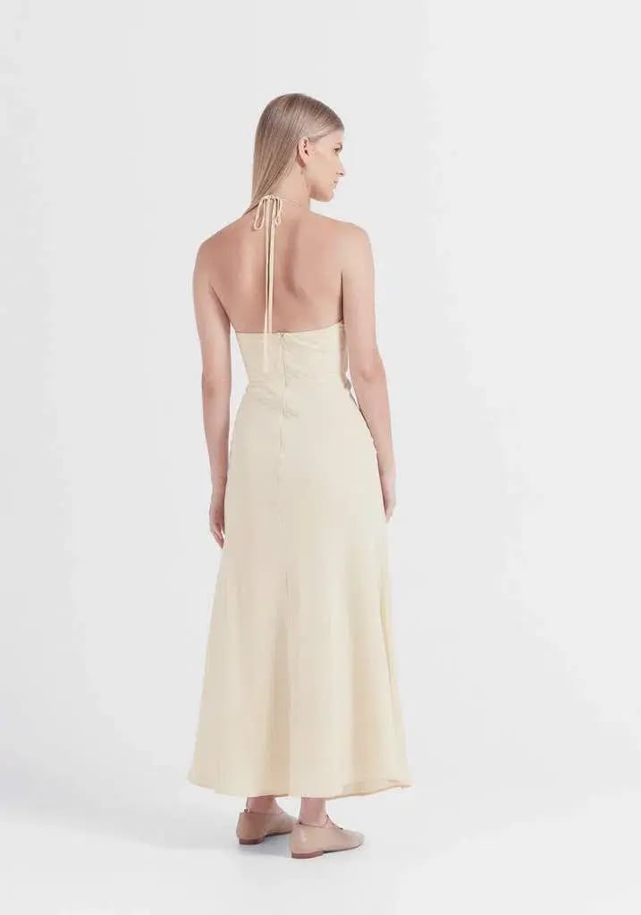 Viktoria & Woods Fluorescent Midi Dress Soybean Size 8 photo 2