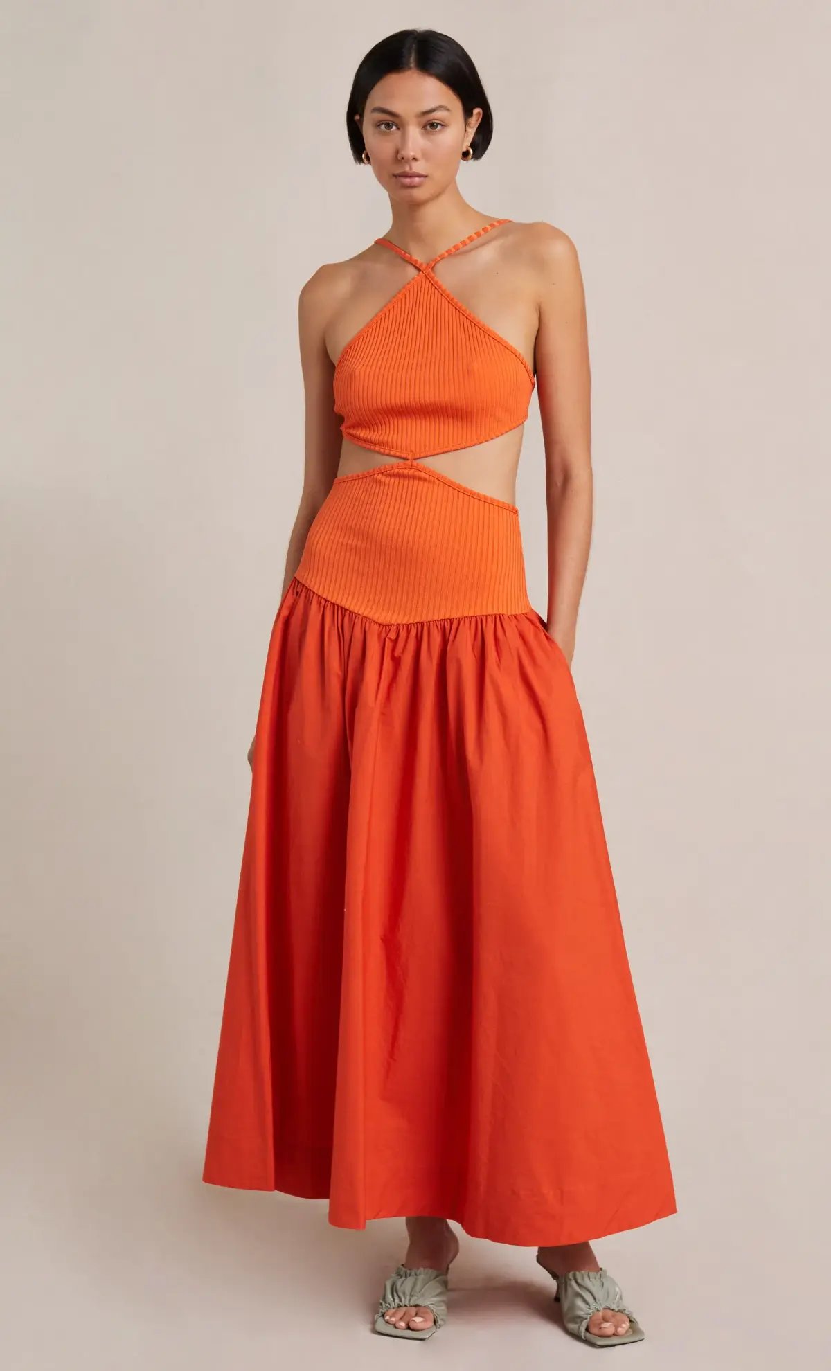 Bec & Bridge Ula Cut Out Maxi Dress Chilli Size 8 photo 6
