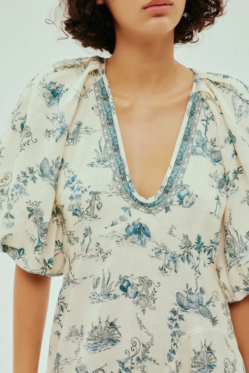ALEMAIS Casa Midi Dress Print 8 AU photo 16