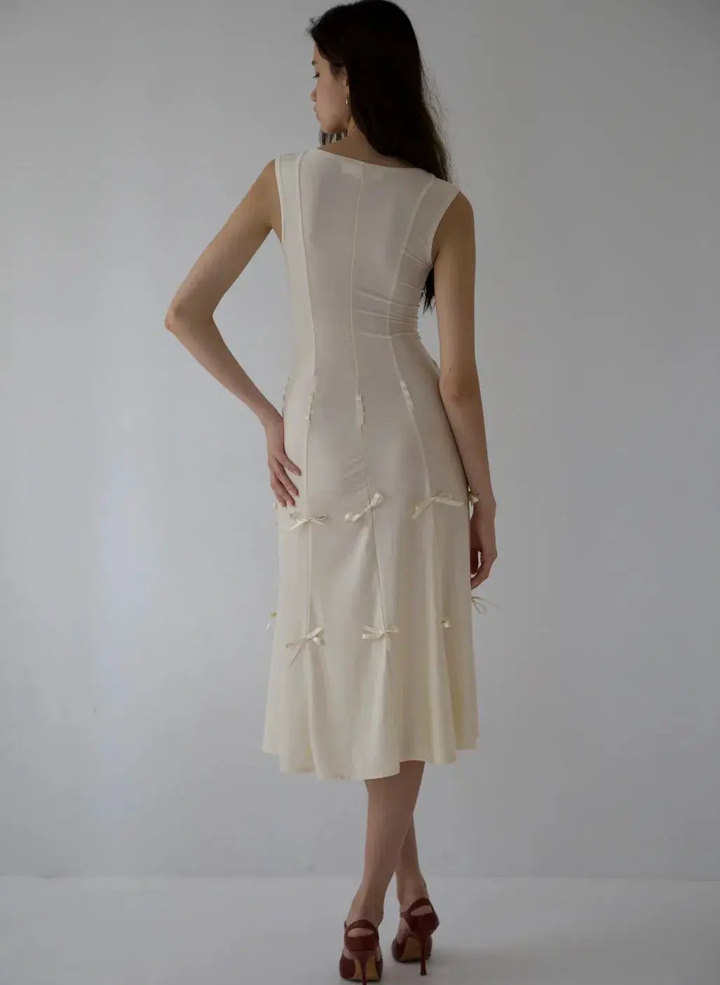 BUCI NY Heiress Dress In Cream Size 8 photo 4