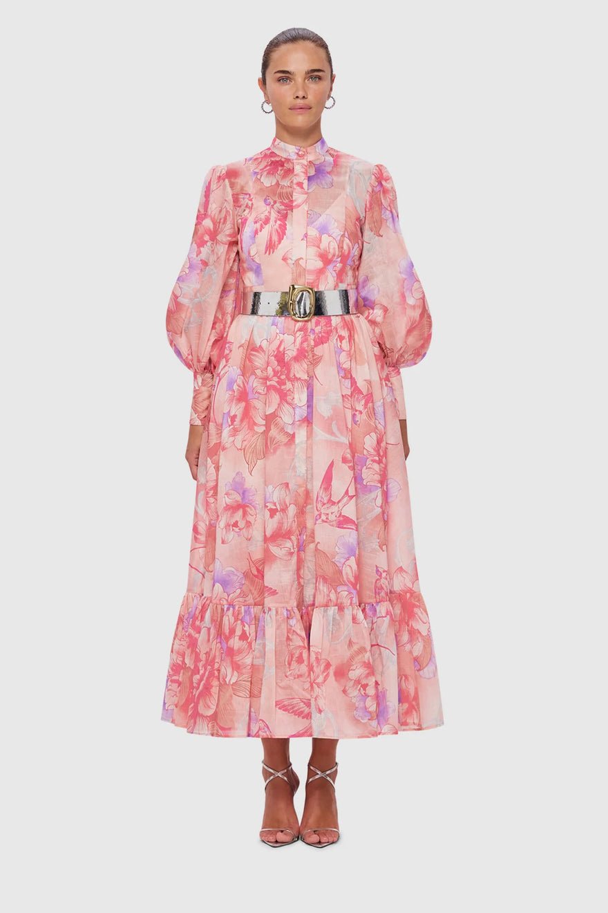 Leo Lin Nayla Midi Dress - Lush photo 3
