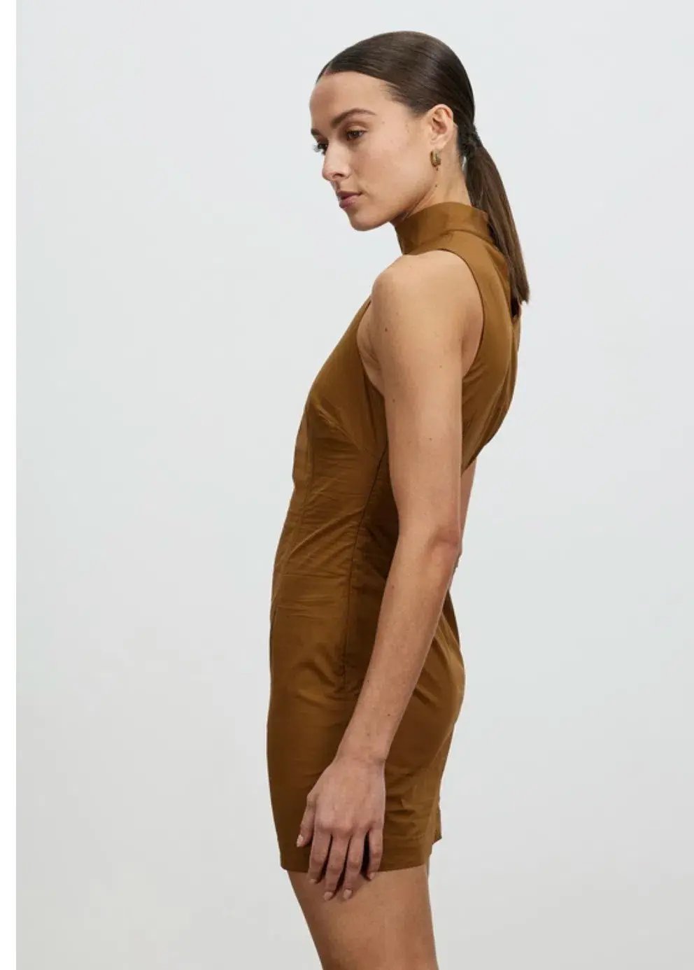 Lover Hadley Mini Dress Brown Size 8 photo 3