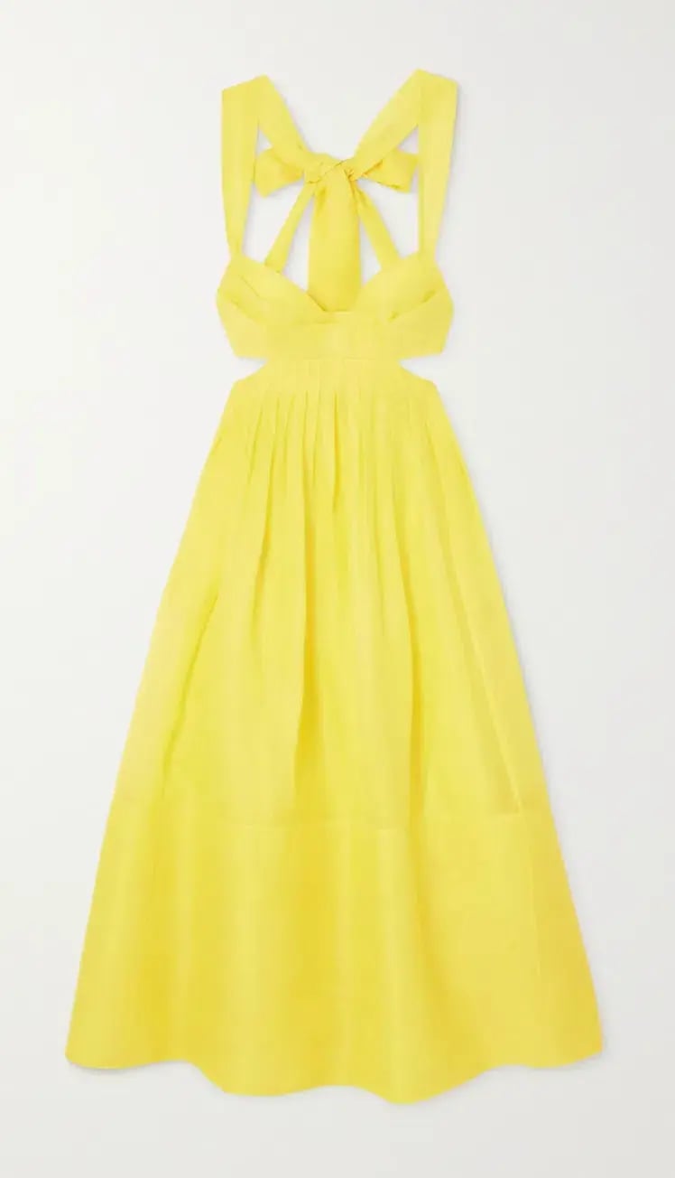 Zimmermann Botanica Bralette Gown in Sunshine Size 2/Au 12 photo 4